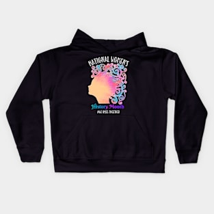 National Women's History Month Womens History Month 2024 Kids Hoodie